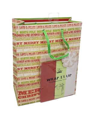 Medium Gift Bag With Tissue - Merry Christmas #1