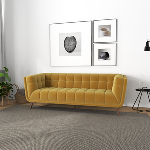 Addison Large Velvet Sofa