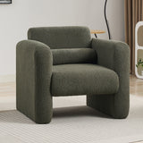 Marlowe Modern Sherpa Upholstered Comfy Reading Accent Chair