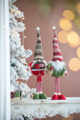 Set-of-2-8.7x5.5x29.5'H-Fabric-Standing-Holiday-Gnomes-Christmas-Decor
