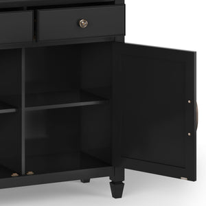 Connaught Handcrafted Entryway Storage Cabinet with Adjustable Shelves - Multiple Colors