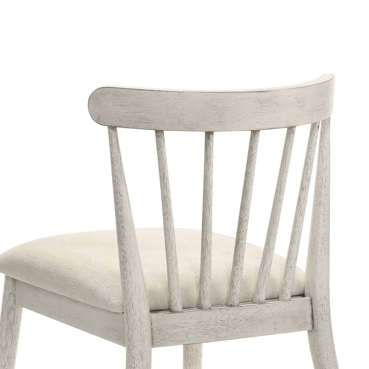 Modern Spindle Back Dining Chairs, Set of 2