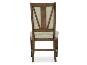 Bay Creek - Step Up Side Chair With Upholstered Seat & Back (Set of 2) - Toasted Nutmeg