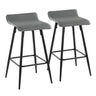 Ale - Contemporary Fixed Height Counter Stool (Set of 2)