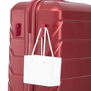 Set 3PCs 20'/24'/28' ABS Spinner Wheel Luggage Wine Red