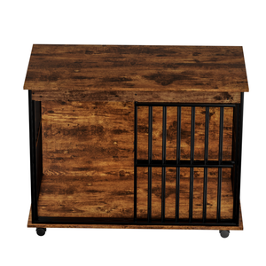 Large Wooden Dog Crate Furniture