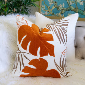 Autumn Vibes Leaf Accent Pillow - 2 Pack