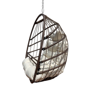 Khaki Hanging Swing Egg Chair