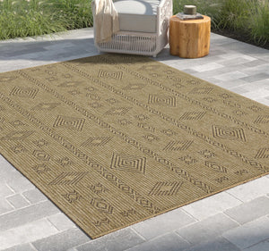 Earth GC_NTL1002 Jute/Mocha Area Rug
