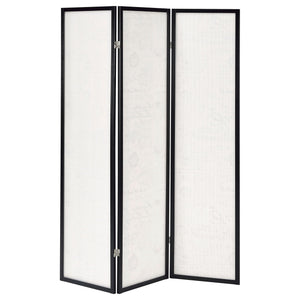 3 Panel Folding Screen - Beige