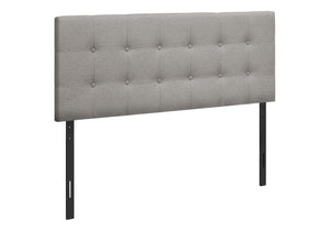 Full Size Upholstered Headboard Only, Transitional - Gray
