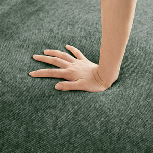 Armless Sofa Velvet-Green