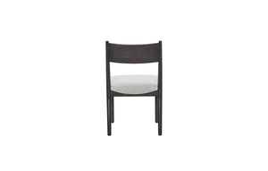 Comfortable Upholstery Cresent Chair (Set of 2) - Peppercorn