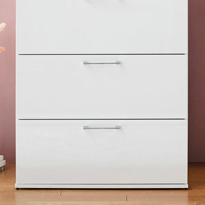 Glossy 4 Drawer Jumbo Chest with Extra Deep Storage - Dark Gray or White