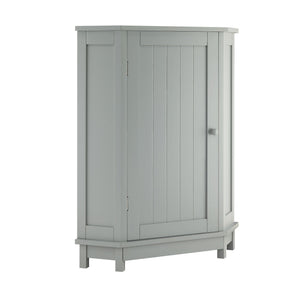 Bathroom Cabinet Triangle Corner Storage Cabinet With Adjustable Shelf Modern Style