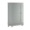 Bathroom Cabinet Triangle Corner Storage Cabinet With Adjustable Shelf Modern Style