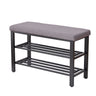 Shoe Bench With Cushion, Storage Seat For Entryway