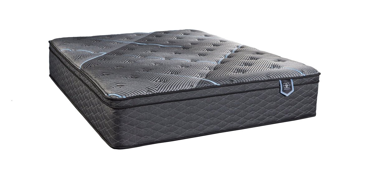 Euro Top Plush Twin Mattress with Cooling Gel Foam – White