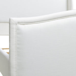 Carmen Upholstered Wingback Panel Bed Frame