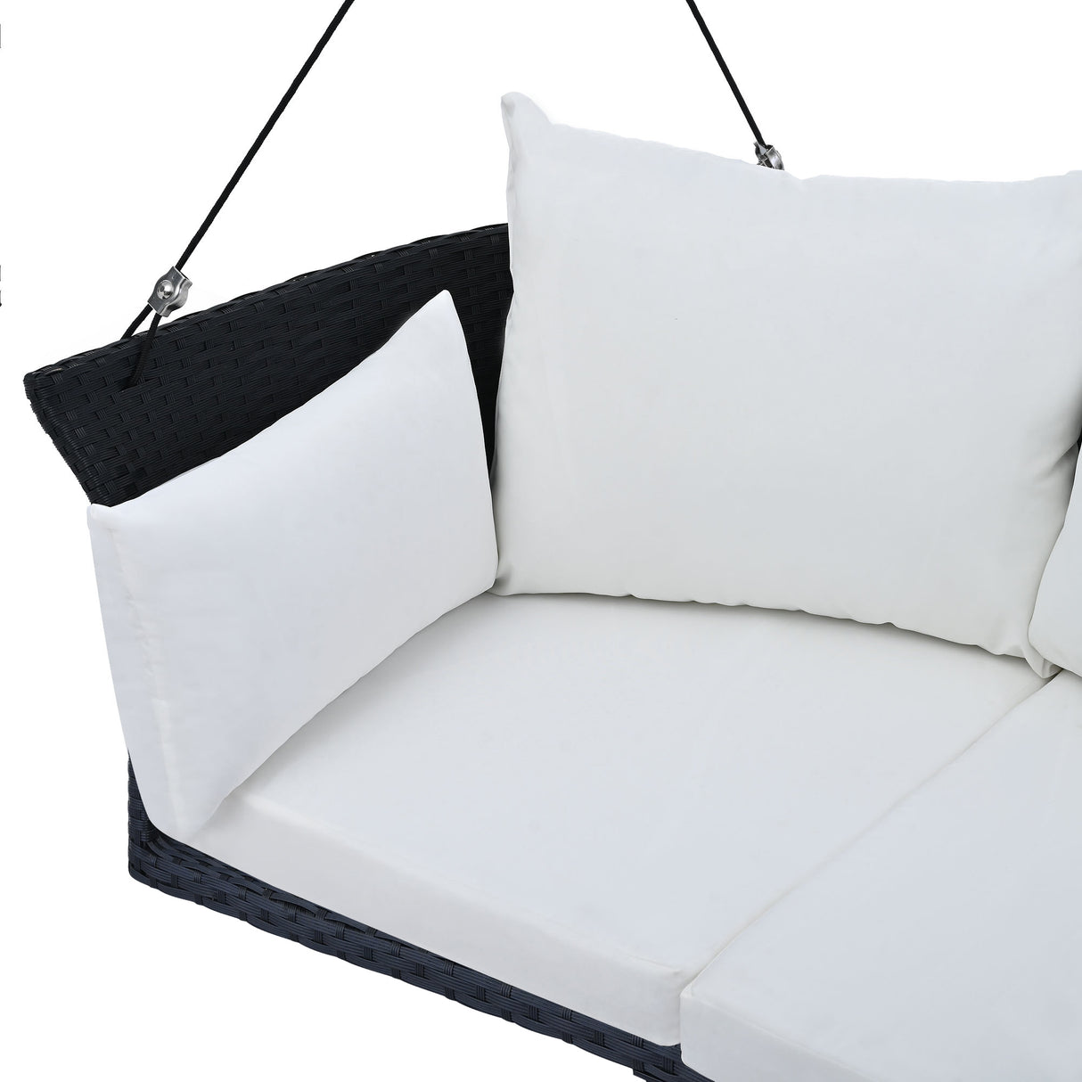 The All-Weather Woven Two-Person Hanging Swing Chair