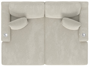 Cozy - 2 Piece Double Wide Chaise With USB Charging Ports