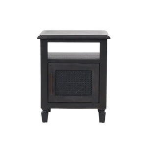 Black Classic Nightstand