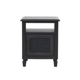 Black Classic Nightstand