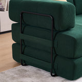 Folding Sofa Bed78.5" Convertible Couch with 2 Pillows