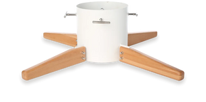 Timber Christmas Tree Stand - Large - White