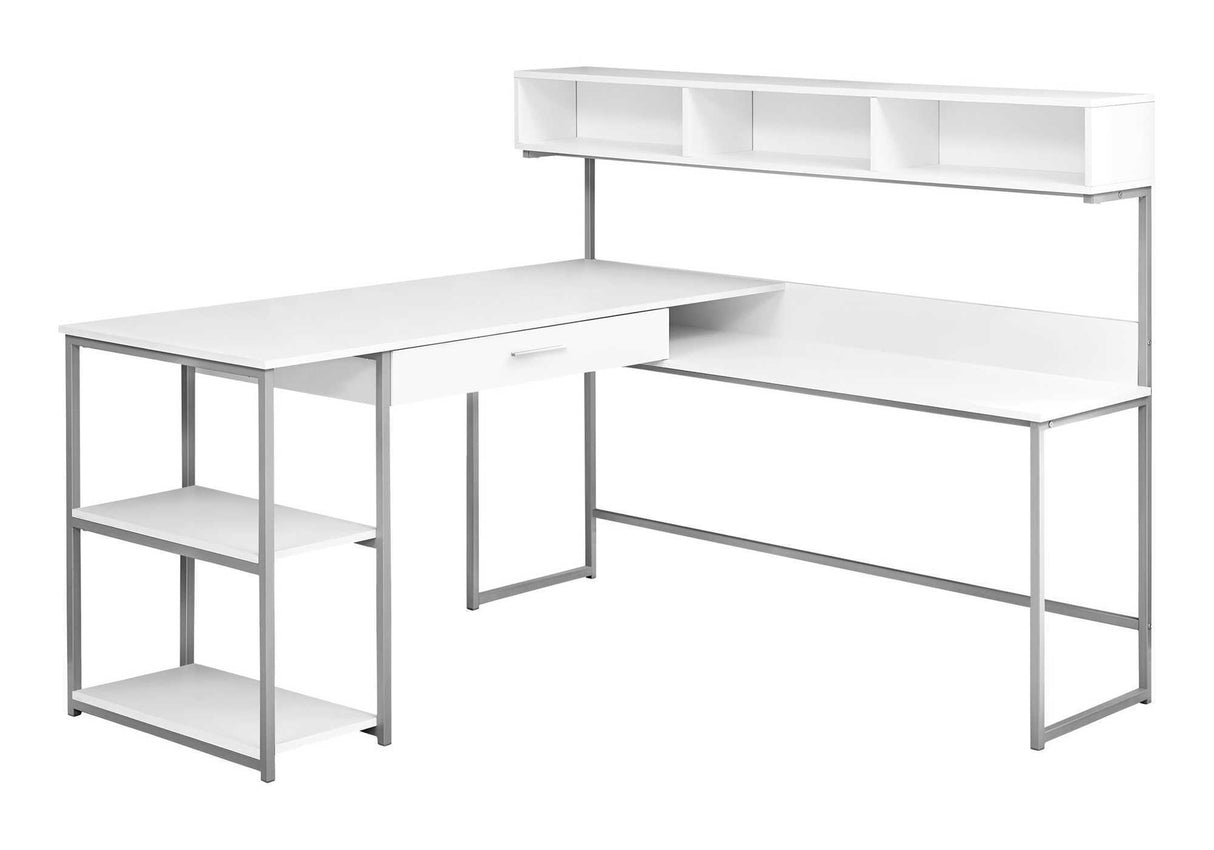Computer Desk, Home Office, Corner, Storage Drawers, L Shape, Contemporary & Modern