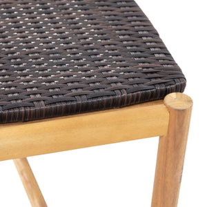 Cambria - Rustic 3 Seater Bench - Teak