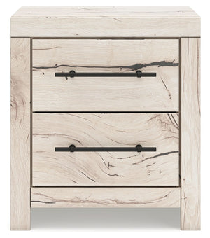 Lawroy - Two Drawer Night Stand - Light Natural