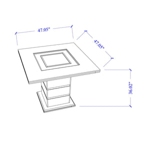 Ariya - 5 Pieces Bar Table And Bar Stool Set