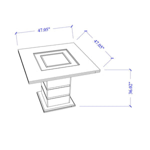 Ariya - 5 Pieces Bar Table And Bar Stool Set