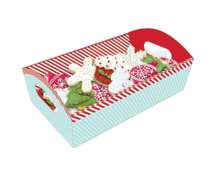 Cookie Tray With Cello Wrap - Winter Wishes