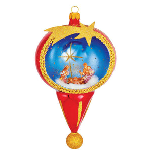 Crimson Maria Luisa Ornament