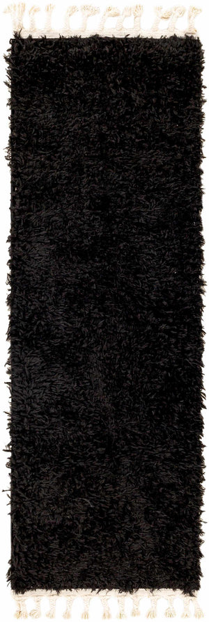 Mampurog Black Shag Rug - Clearance