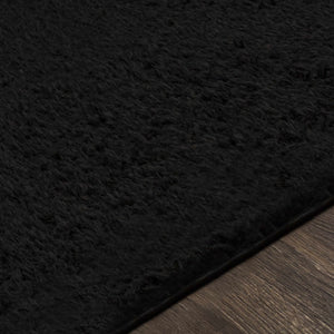 Mampurog Black Shag Rug - Clearance