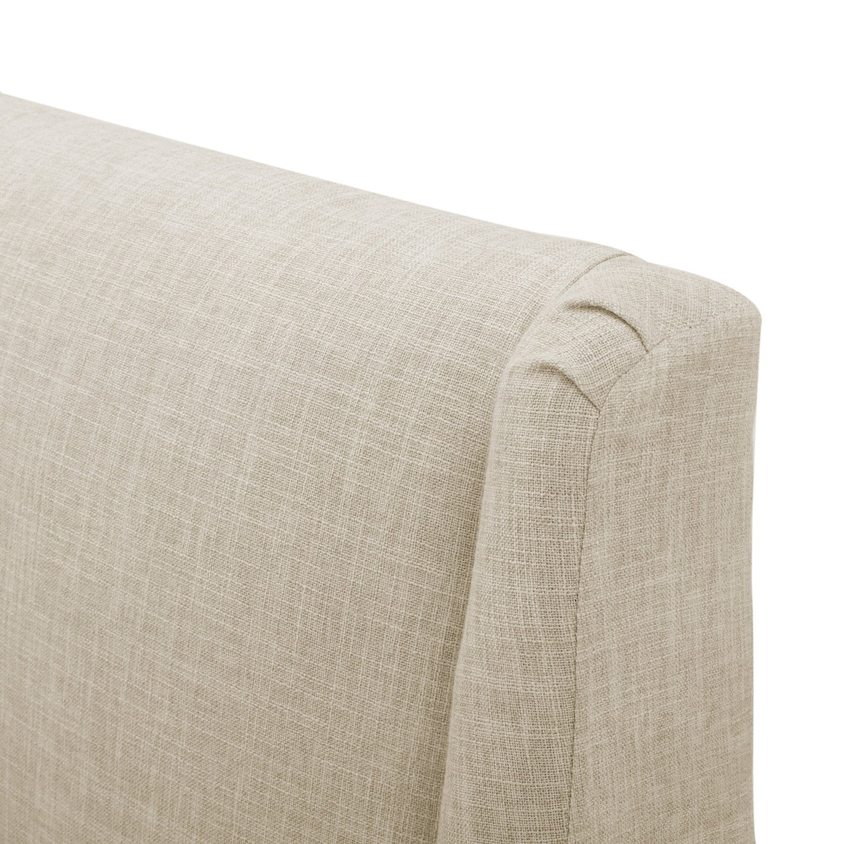 Dimensionality Upholstered Accent Chair with Wing Back and Wood Legs - Accent Chairs