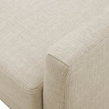 Dimensionality Upholstered Accent Chair with Wing Back and Wood Legs - Accent Chairs