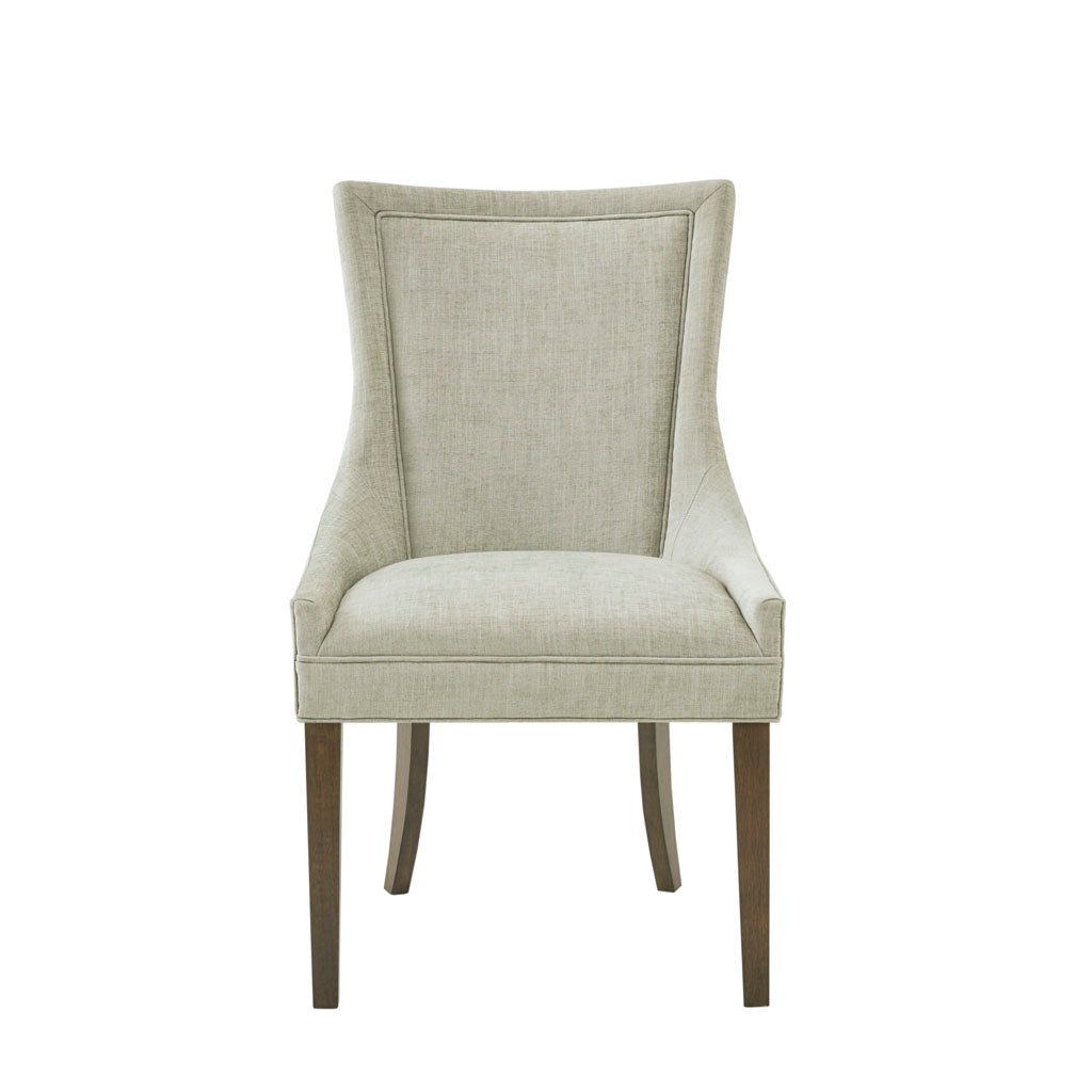 Dining Chair with High Back and Solid Wood Legs, Set of 2 - Dining Chairs