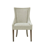 Dining Chair with High Back and Solid Wood Legs, Set of 2 - Dining Chairs