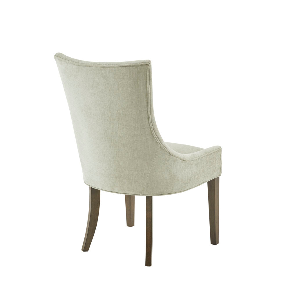 Dining Chair with High Back and Solid Wood Legs, Set of 2 - Dining Chairs