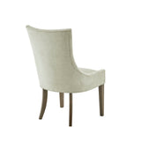 Dining Chair with High Back and Solid Wood Legs, Set of 2 - Dining Chairs