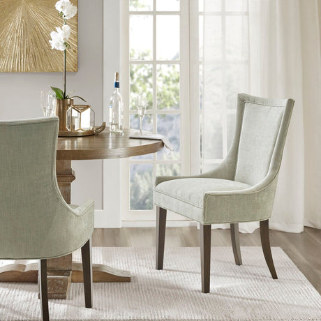 Dining Chair with High Back and Solid Wood Legs, Set of 2 - Dining Chairs