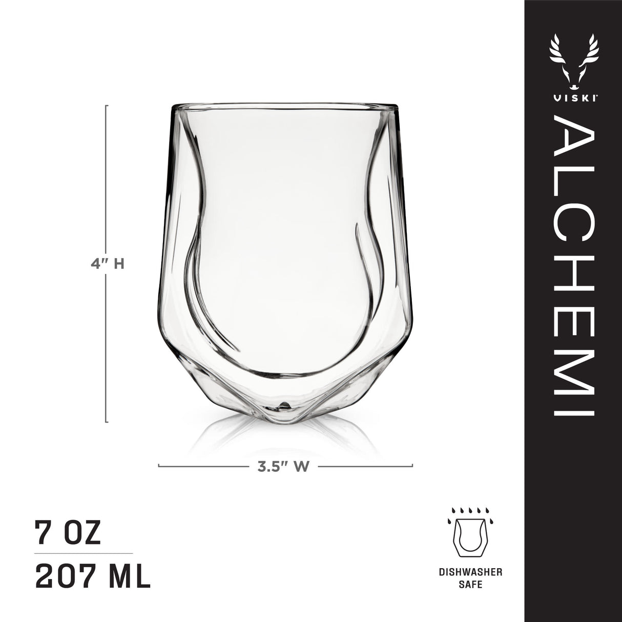 Alchemi double-walled aerating tumblers viski®