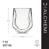 Alchemi double-walled aerating tumblers viski®