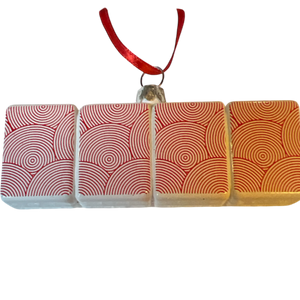 Glass Mahjong Ornament