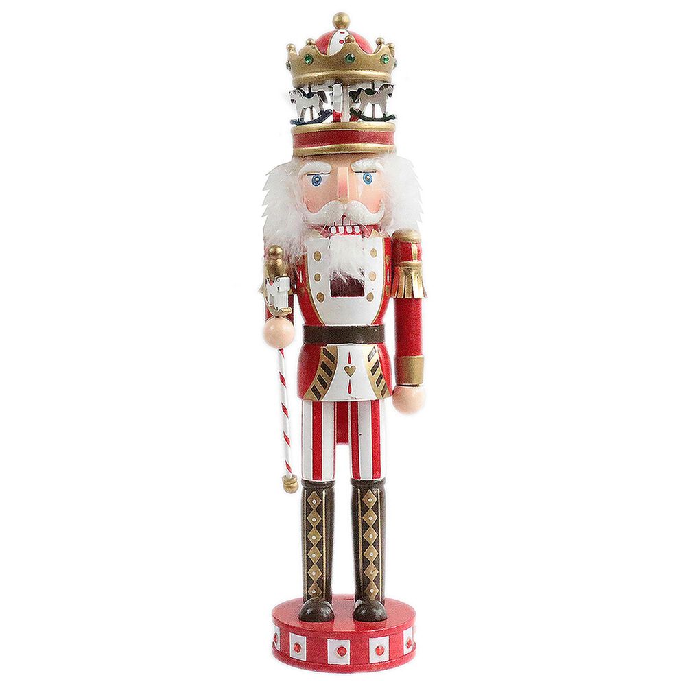Red Merry Go-Round Nutcracker