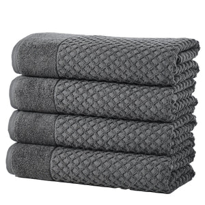 Cotton Diamond Waffle Weave Bath Towel Set - Grayson Collection